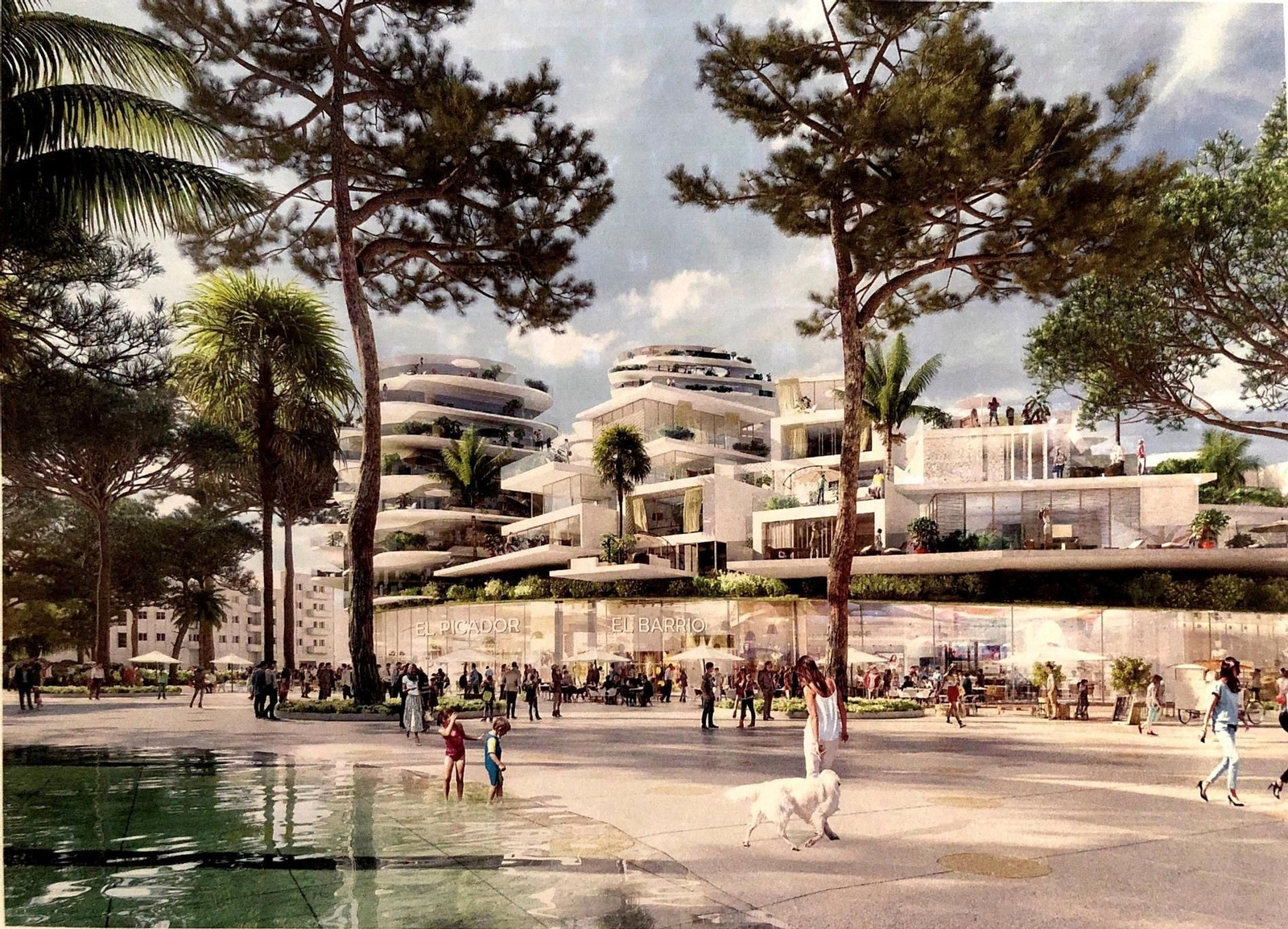 Infografía del proyecto previsto en los suelos de la antigua térmica.