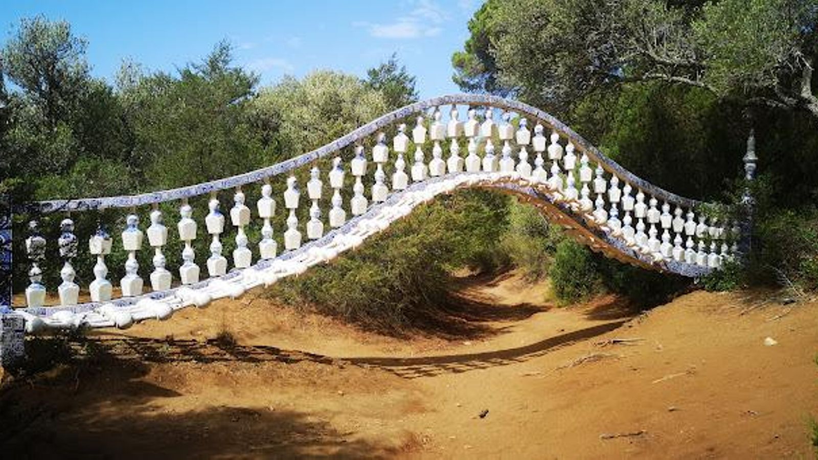 Una de las obras de la Fundación Montenmedio Contemporáneo.