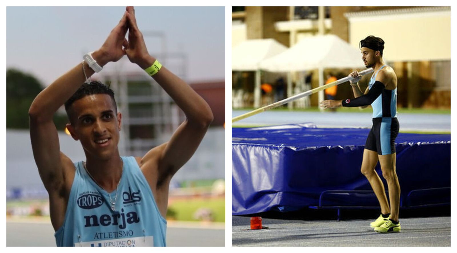 Ouassim Oumaiz e Isidro Leyva.