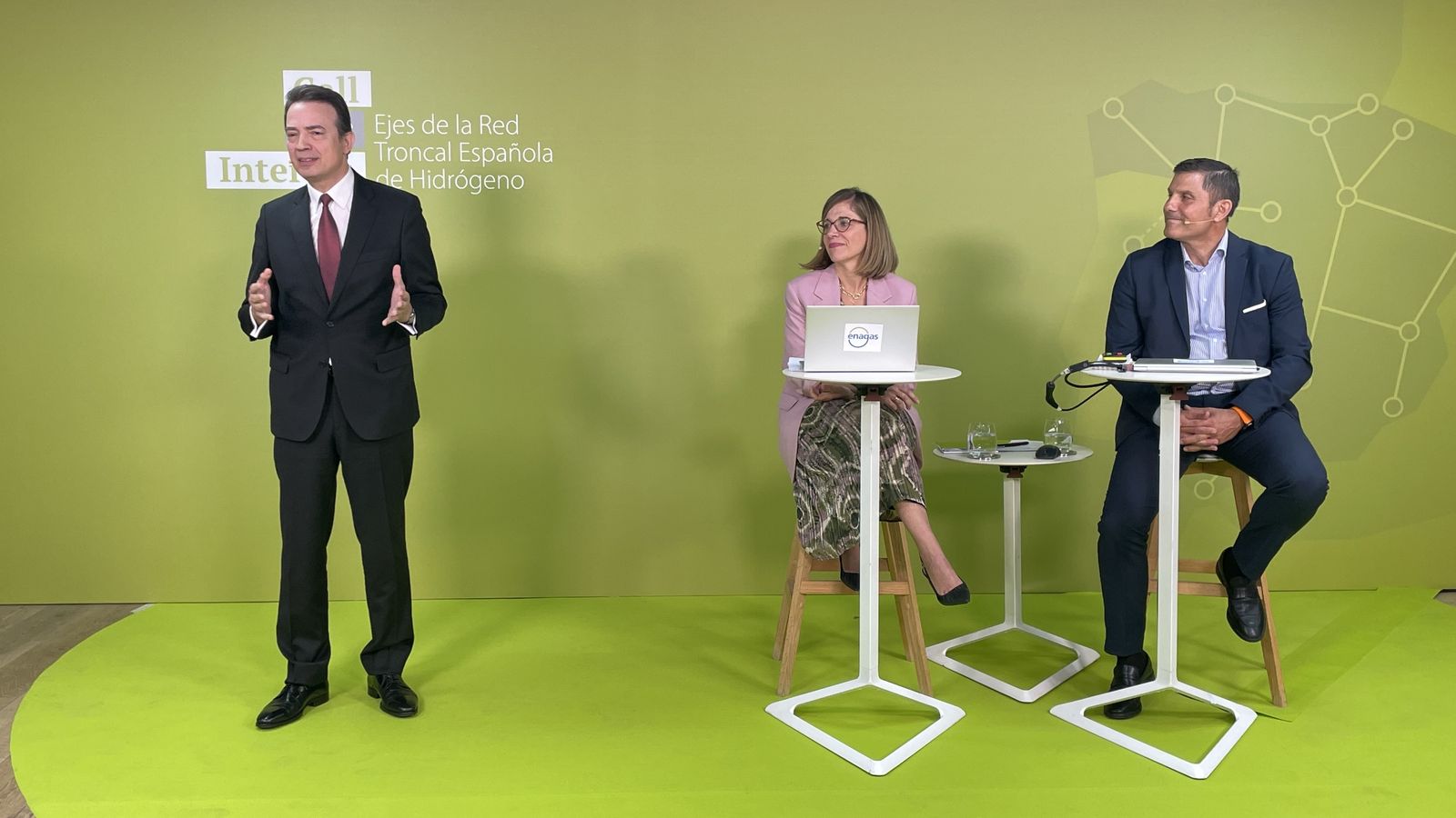 Un momento de la presentación de la manifestación de interés convocada por Enagás.