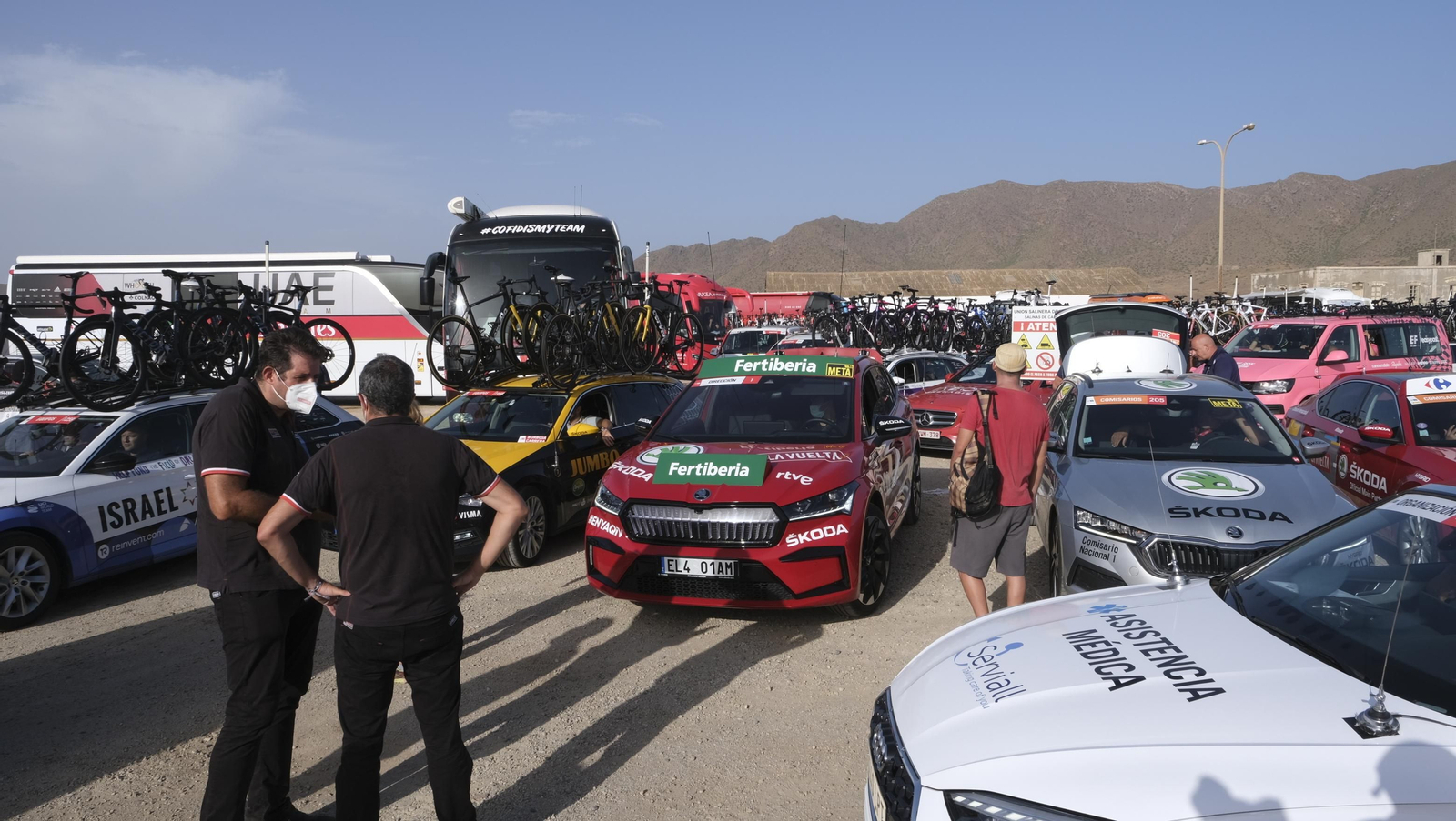 Imágenes de la etapa de la Vuelta a España con llegada en Cabo de Gata, Almería