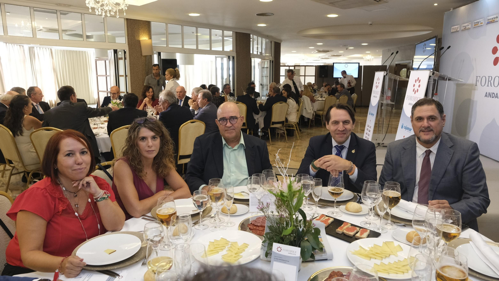 Imágenes del Foro Joly en Almería, con el Gobernador del Banco de España, Pablo Hernández de Cos