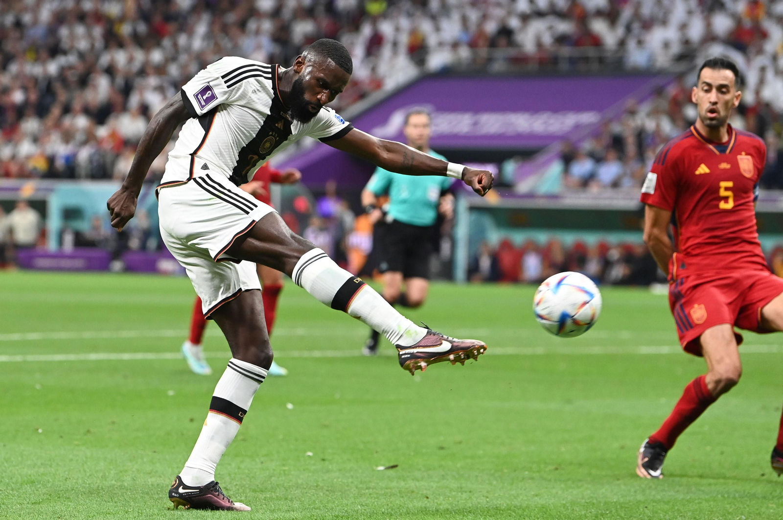 Las fotos del España-Alemania del Mundial de Qatar