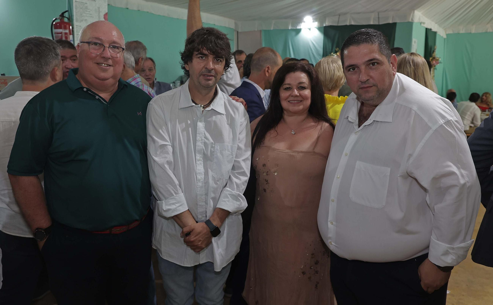 Fotos de la copa de autoridades en la caseta municipal de la Feria Real de Algeciras 2025