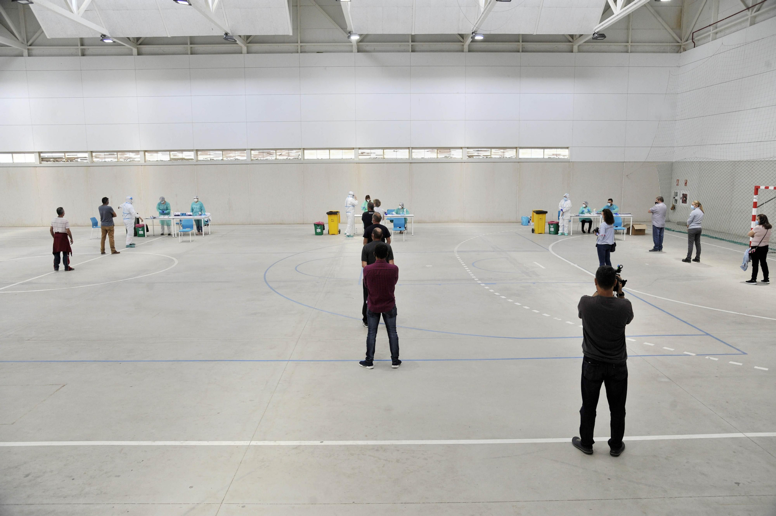 Imágenes de las pruebas de coronavirus en Bornos