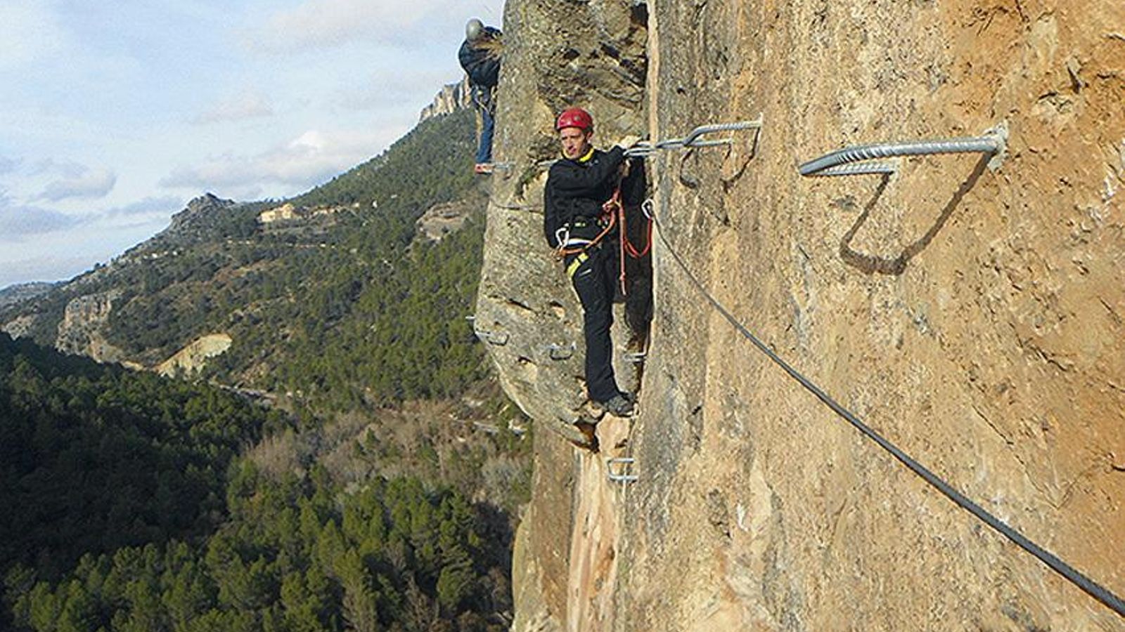 Imagen de una vía ferrata