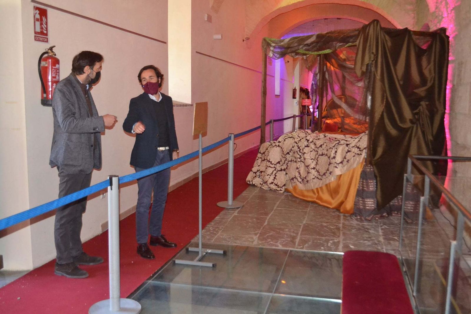 Las estancias, en el castillo de Guzmán el Bueno.