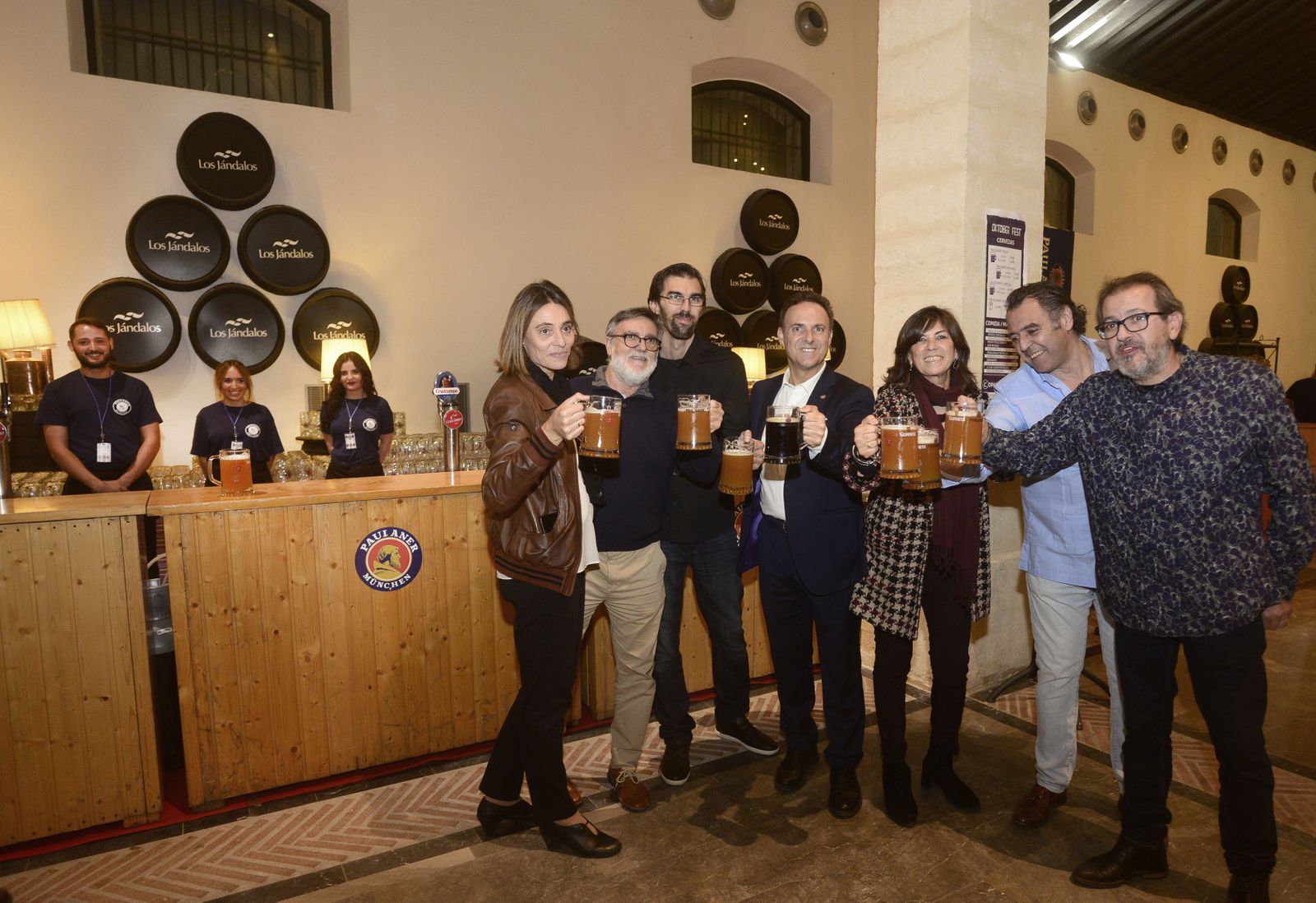 Una imagen de la inauguración del Oktoberfest en la Bodega San José.
