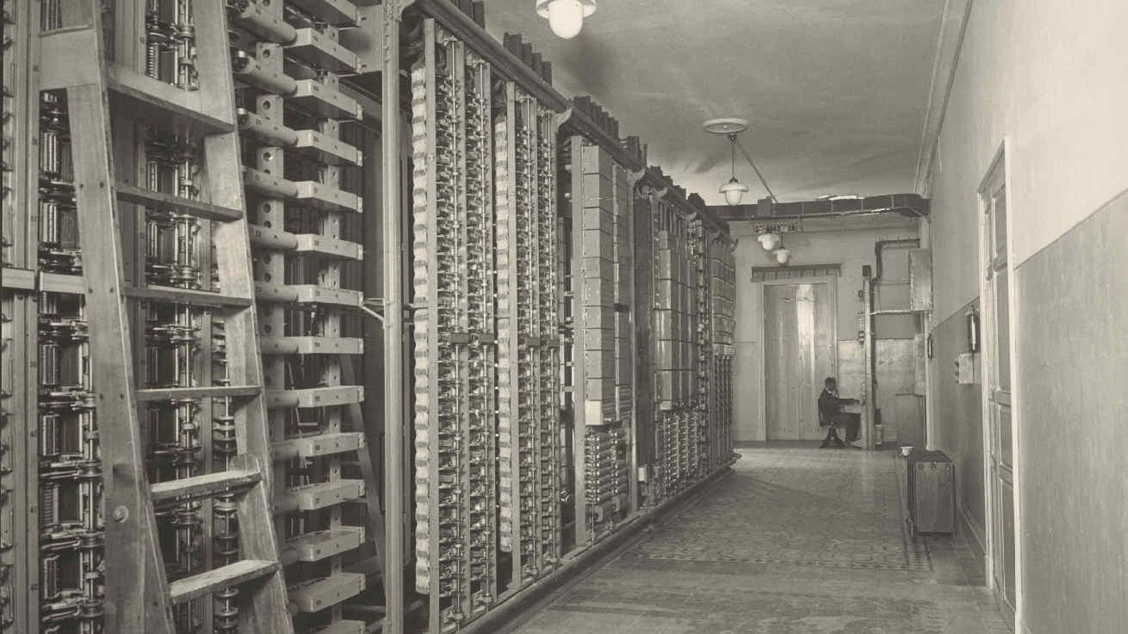 Panel de conexiones Rotary de la centralita jerezana.