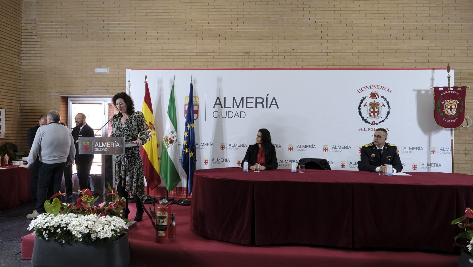 Imágenes del acto del patrón de los bomberos, San Juan de Dios. Almería