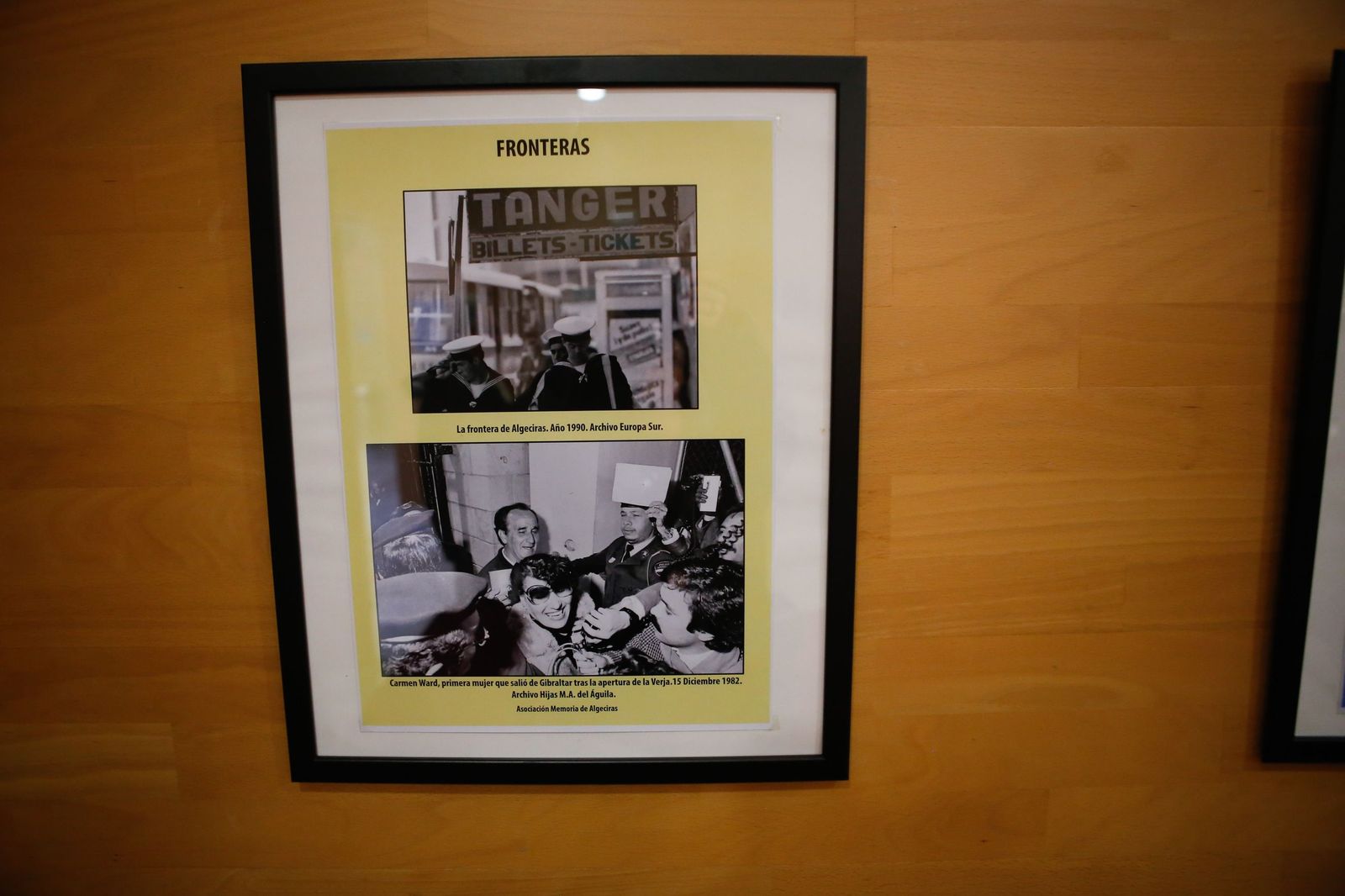 Fotos de la exposición de la historia del Campo de Gibraltar de Memoria de Algeciras