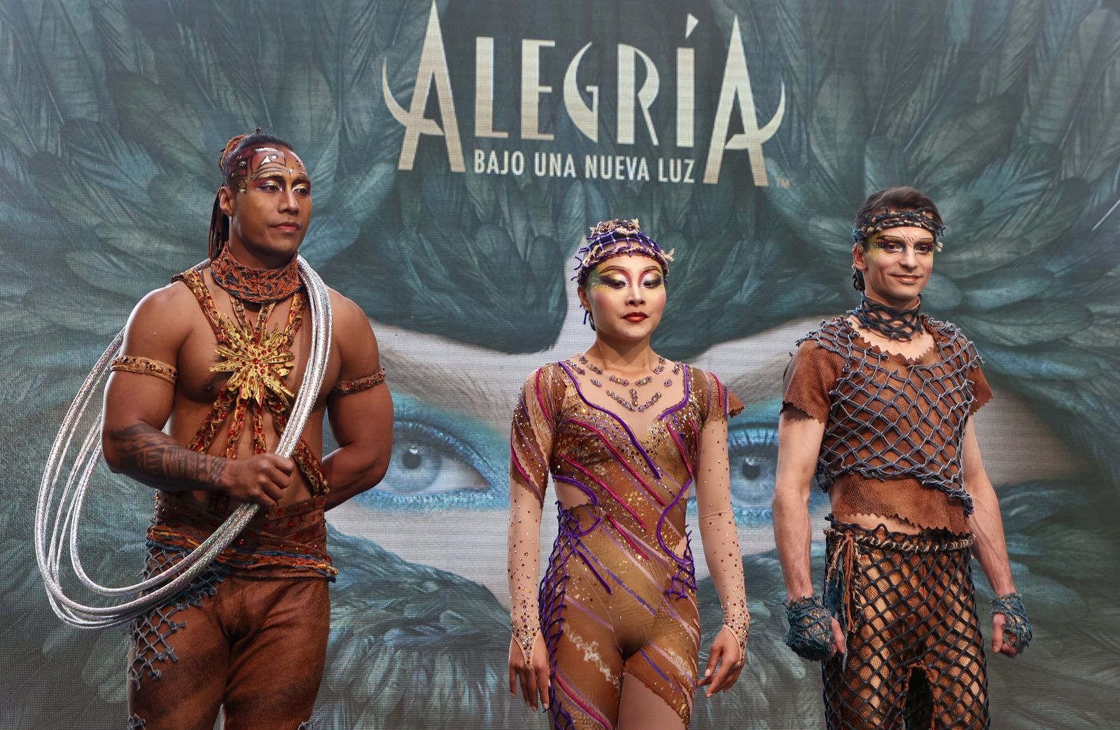 Presentación del espectáculo Alegría, del Circo del Sol