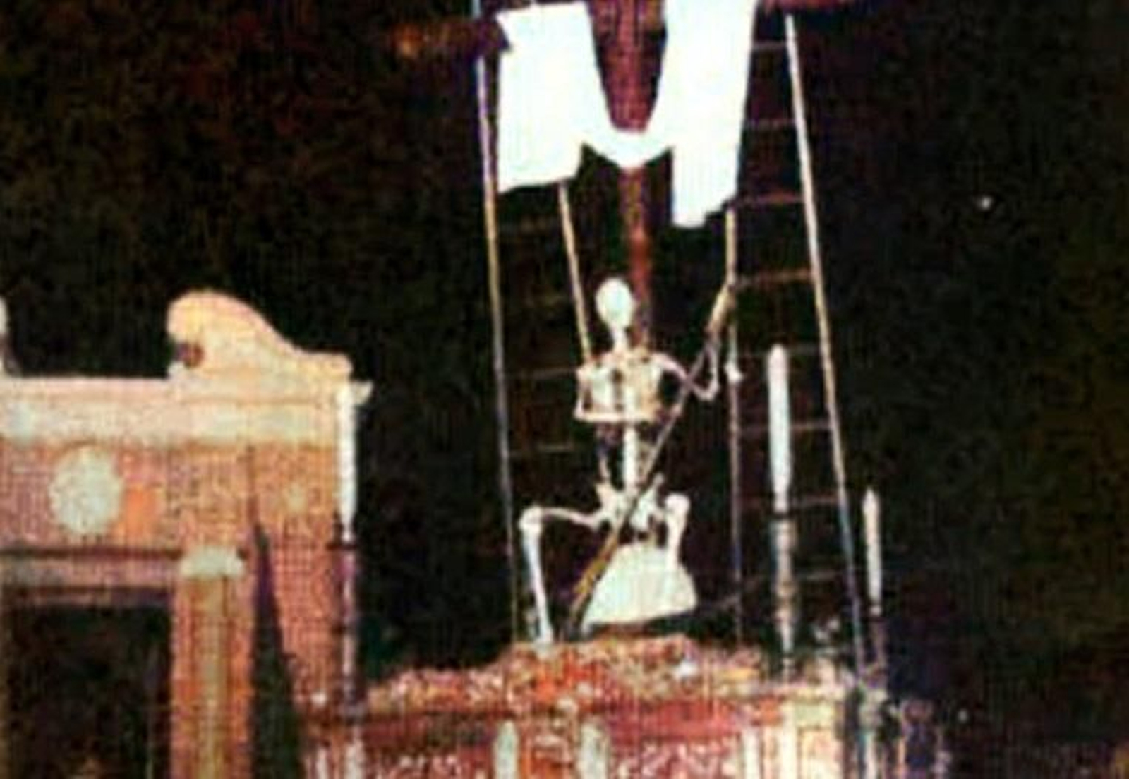 El paso procesional de la Canina de Huelva.