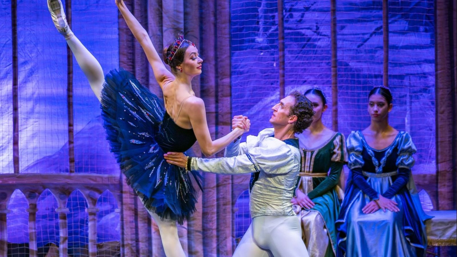 Uno de los instantes de la coreografía del ballet.