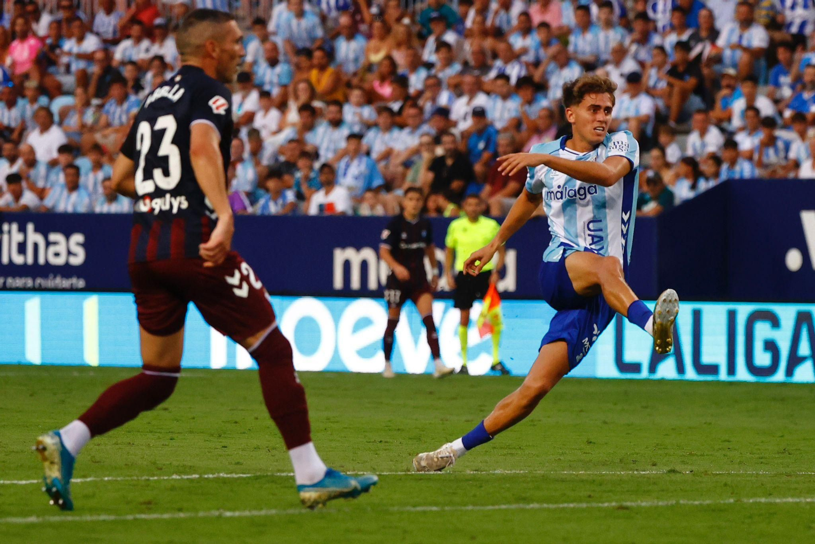 El Málaga CF - SD Eibar, en fotos