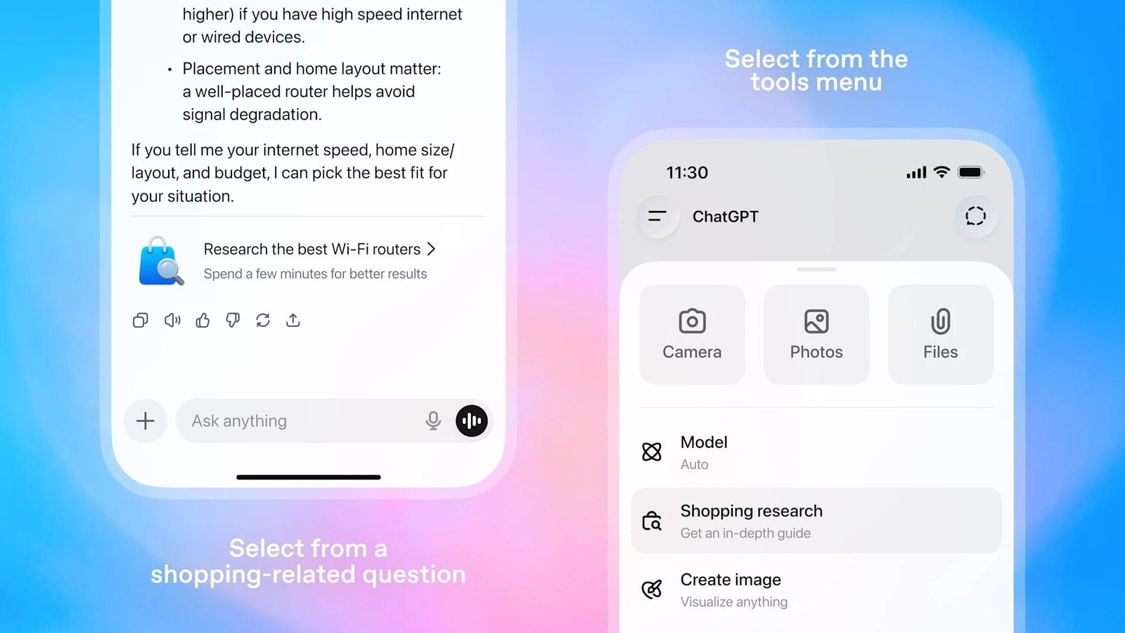 OpenAI convierte a ChatGPT en un asesor de compras con Shopping Research