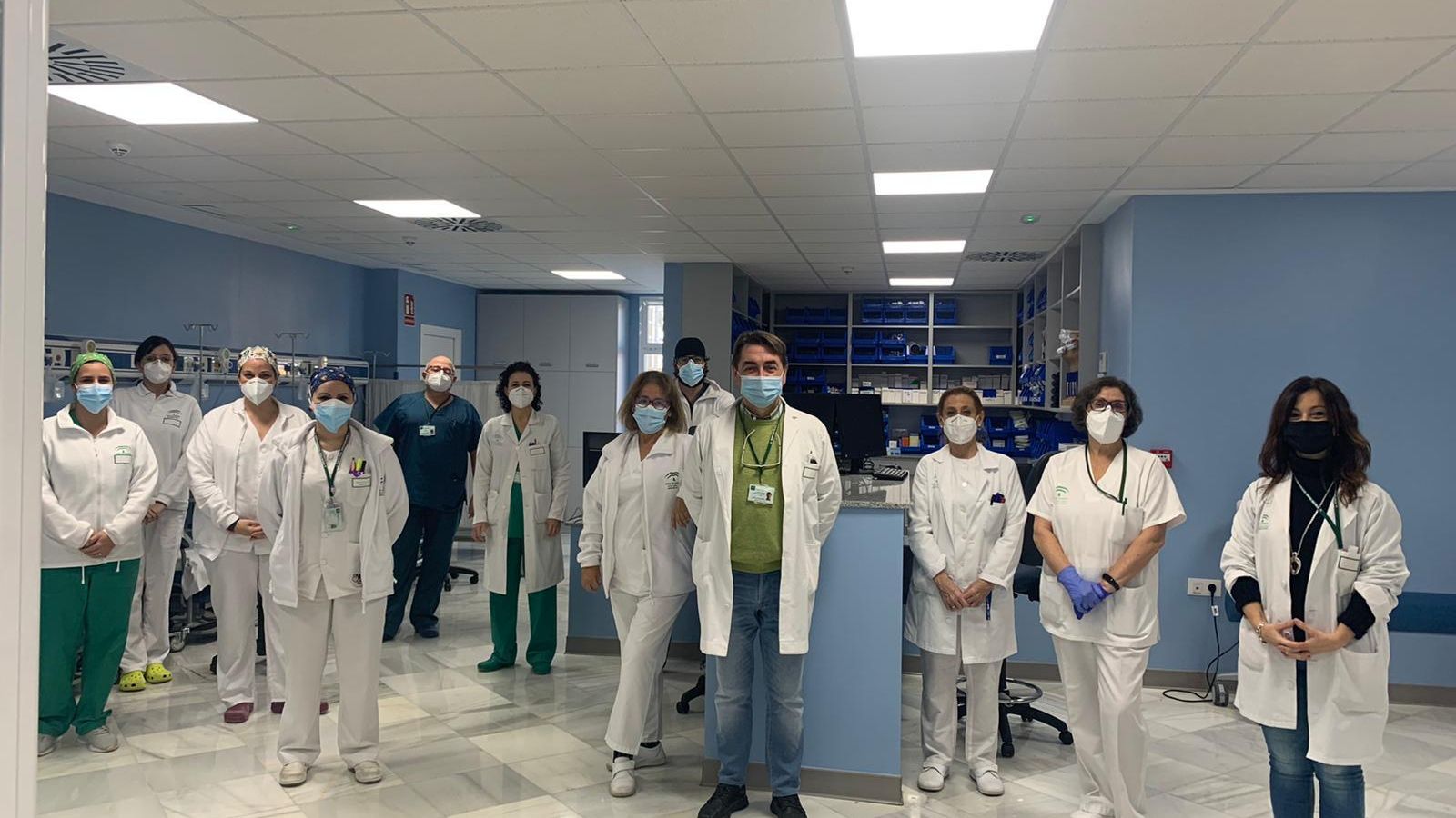 Personal de Urgencias del Hospital de San Carlos.