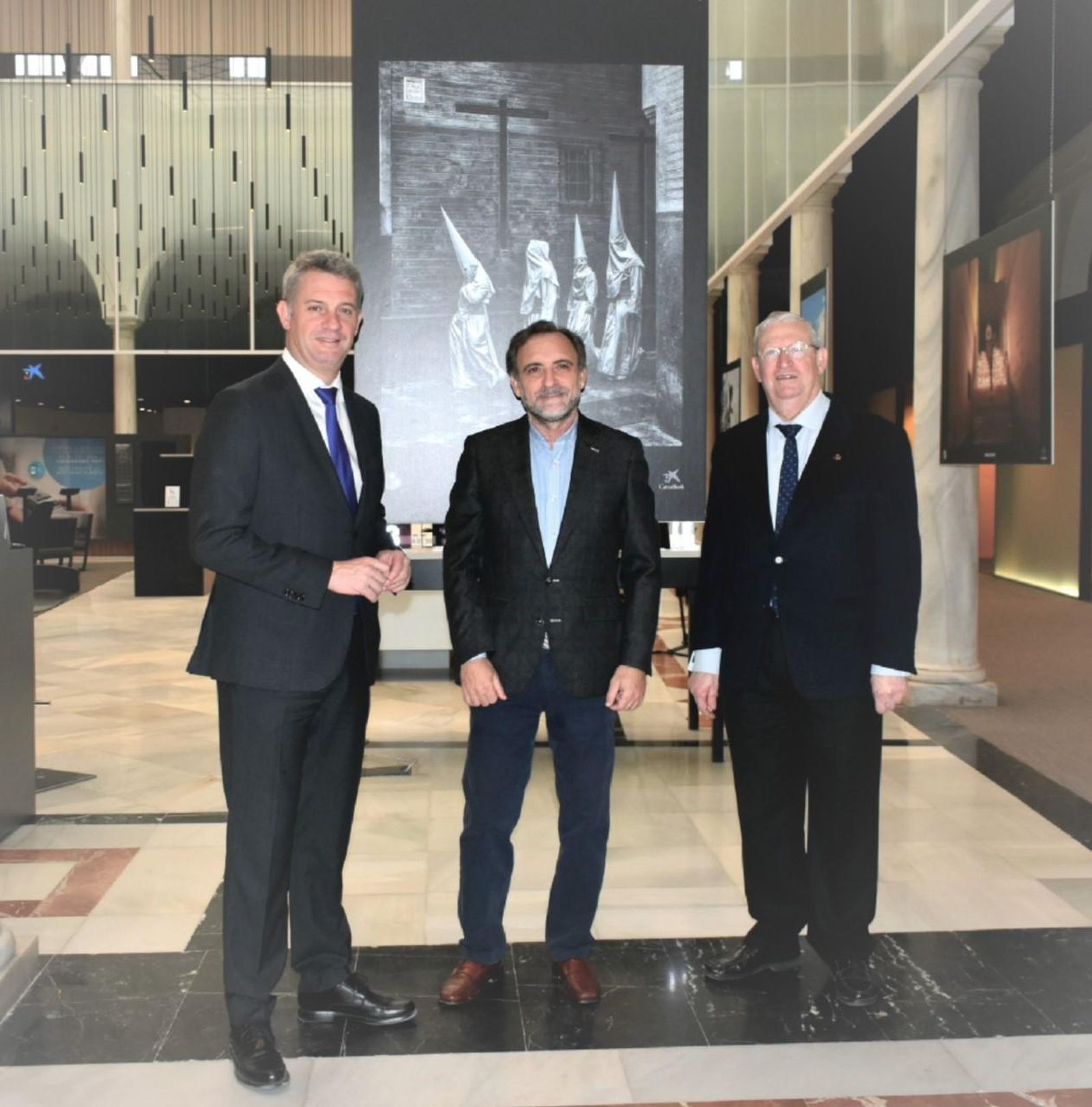 Ignacio Blasco, Juan Carlos Hervás y Francisco Vélez.