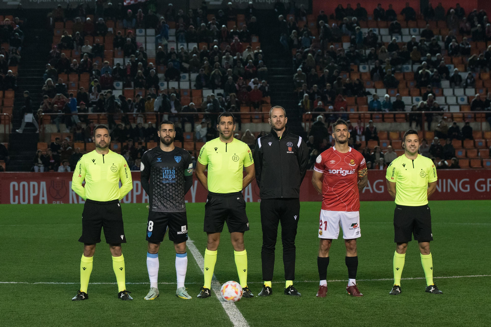 Las imágenes del Nàstic - Málaga CF, segunda ronda de la Copa del Rey