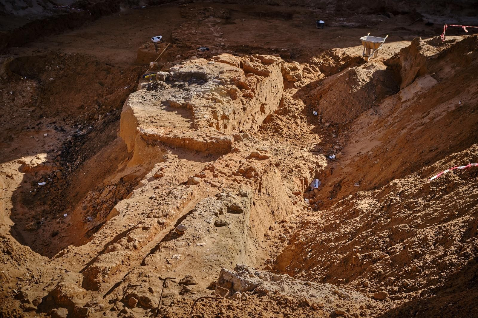 Los restos romanos en Marqués de Coprani junto a Ana de Viya