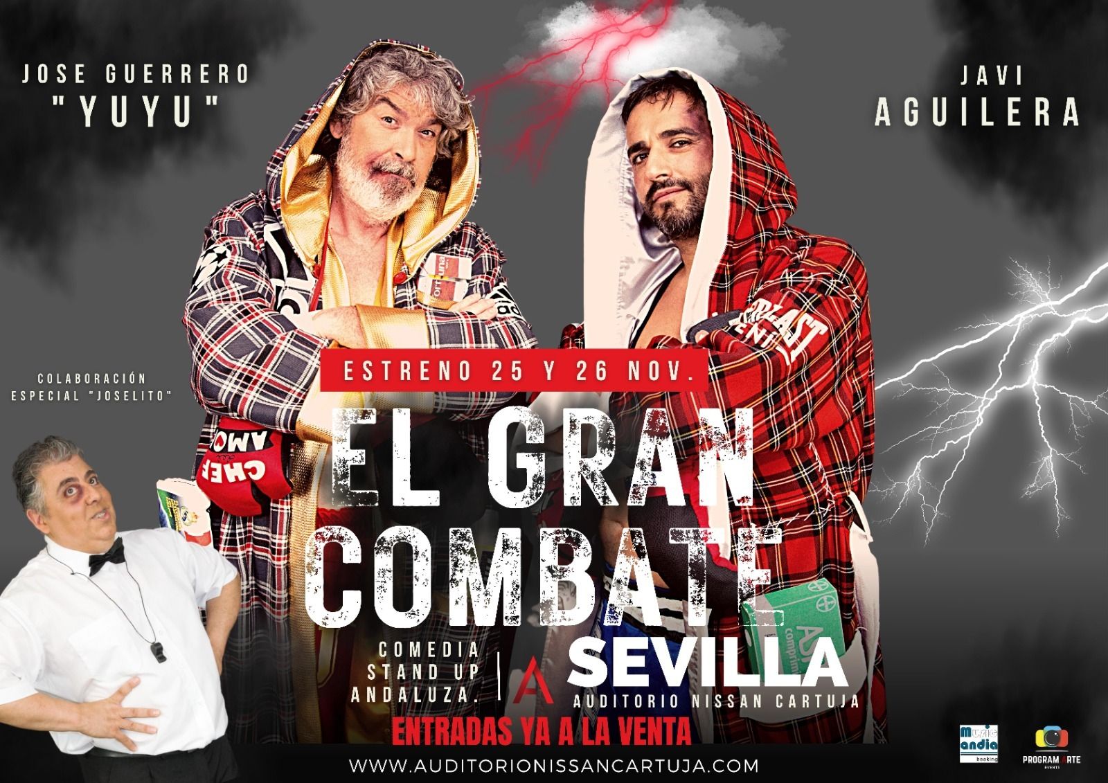 Cartel de 'El gran combate' publicado por el Yuyu en su cuenta de Twitter.