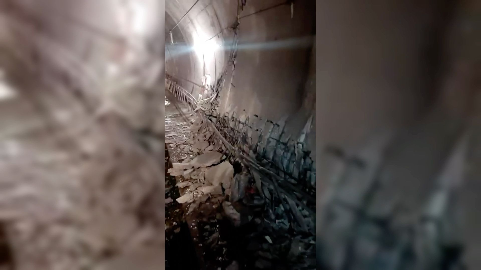 Sin fecha para abrir el túnel del AVE en el Valle de Abdalajís inundado por una filtración