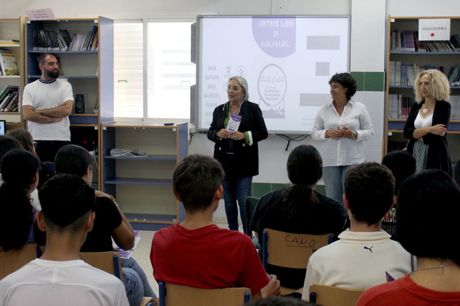 Formación a los alumnos del a los alumnos del instituto Mapi Valle-Sebastián Fernández