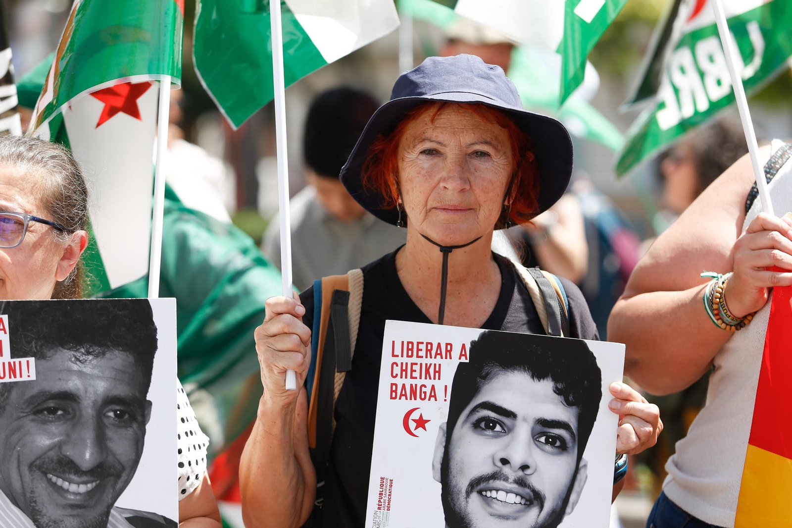 Las fotos de la concentración por los presos políticos saharauis en Algeciras