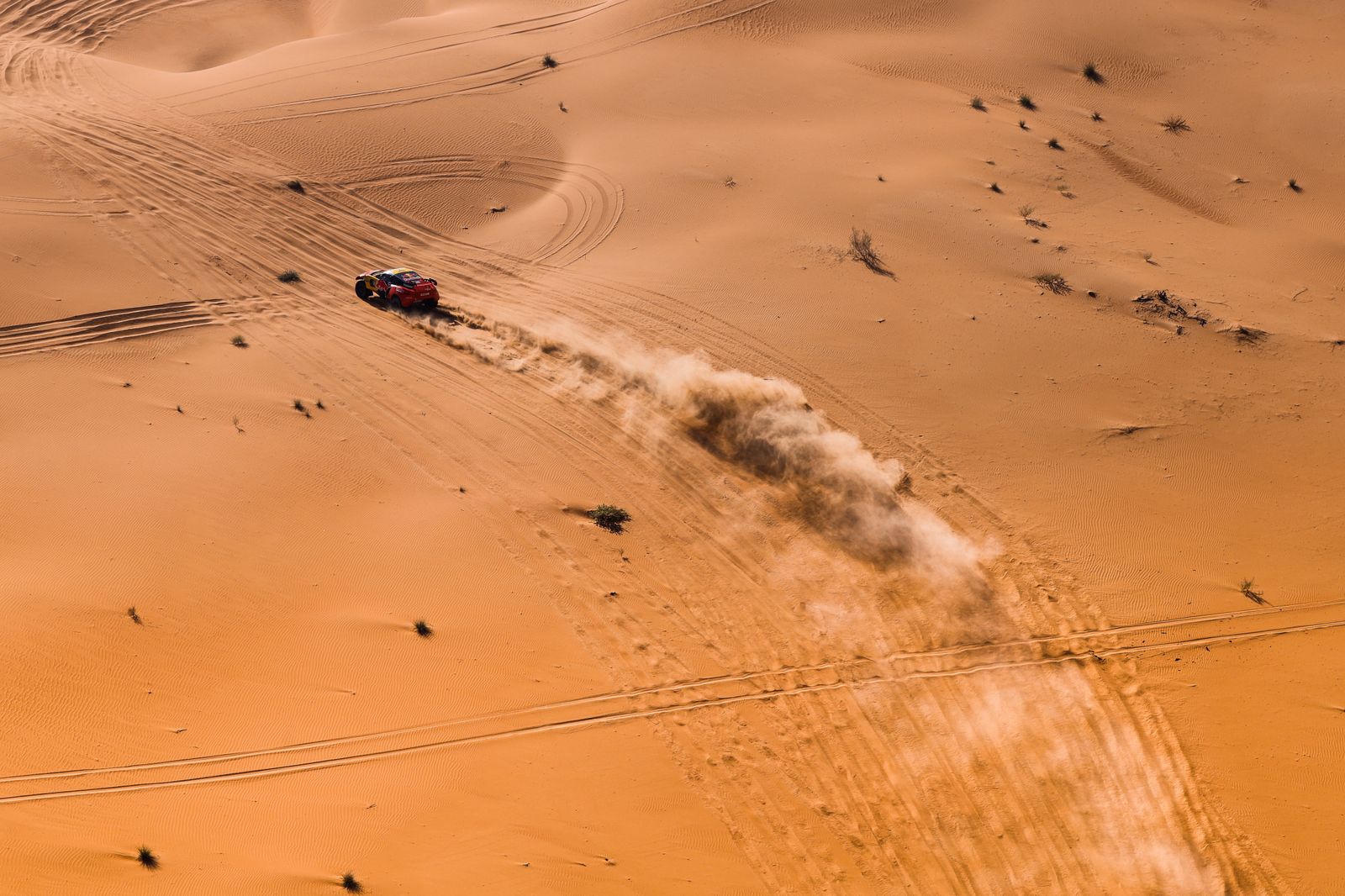 Las mejores fotos del Dakar por las dunas