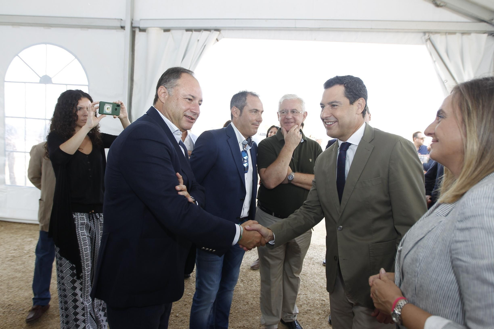 Fotogalería colocación primera piedra cuarto tramo Autovía del Almanzora
