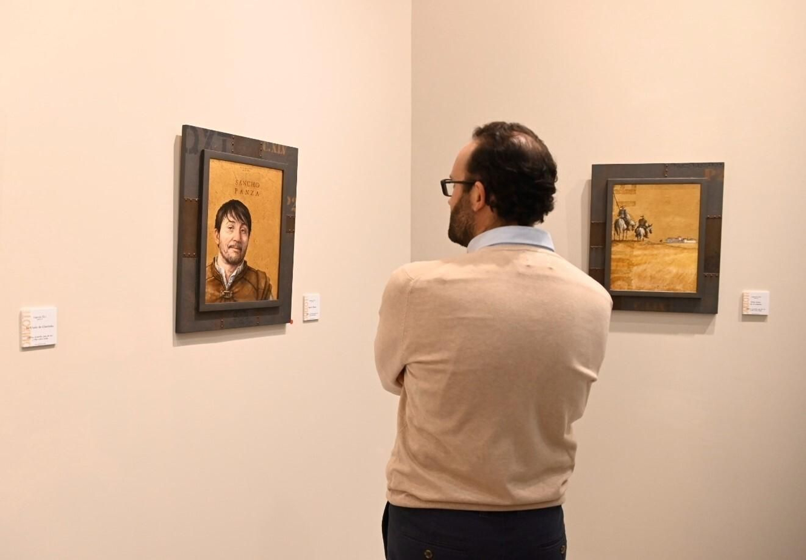 La exposición 'Don Quijote' del pintor cordobés José Luis Muñoz, en imágenes