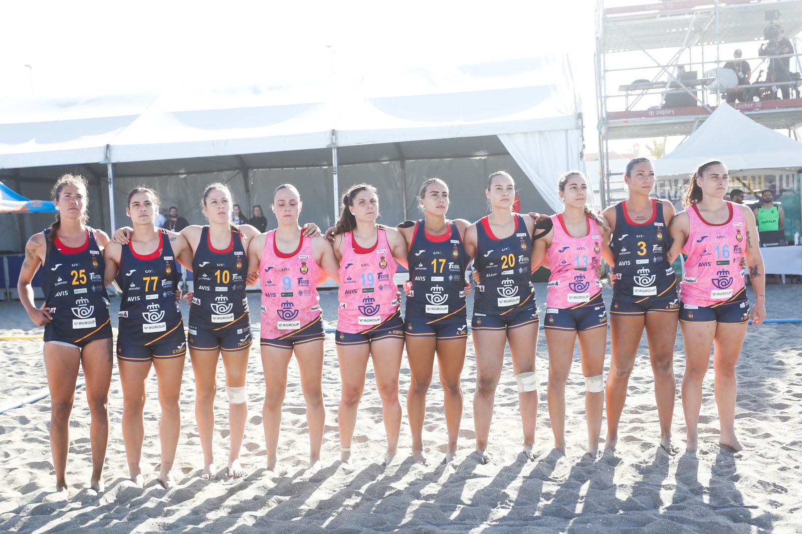 Las fotos del Torneo Internacional  de España de balonmano playa de La Línea