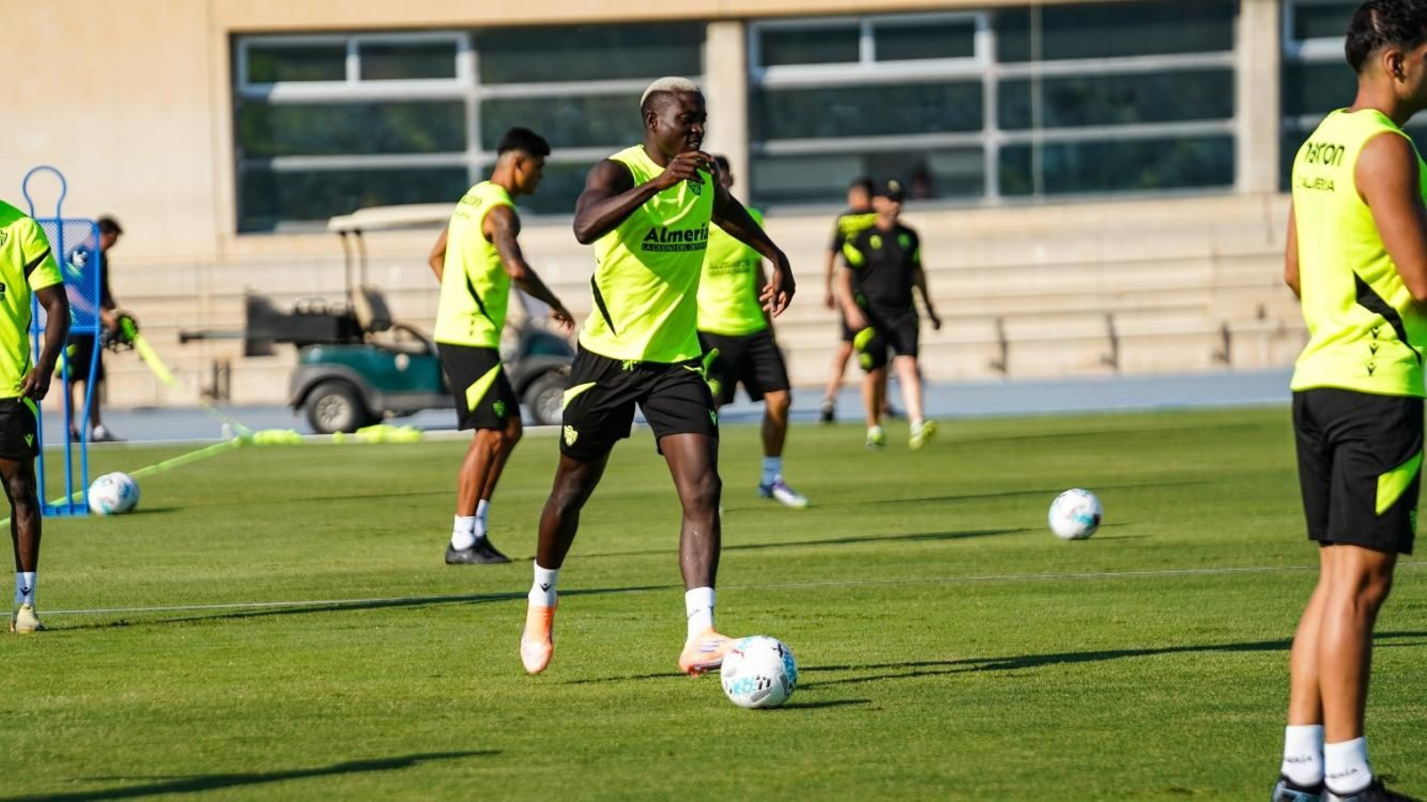 Dion Lopy regresará en el encuentro contra el Real Zaragoza.