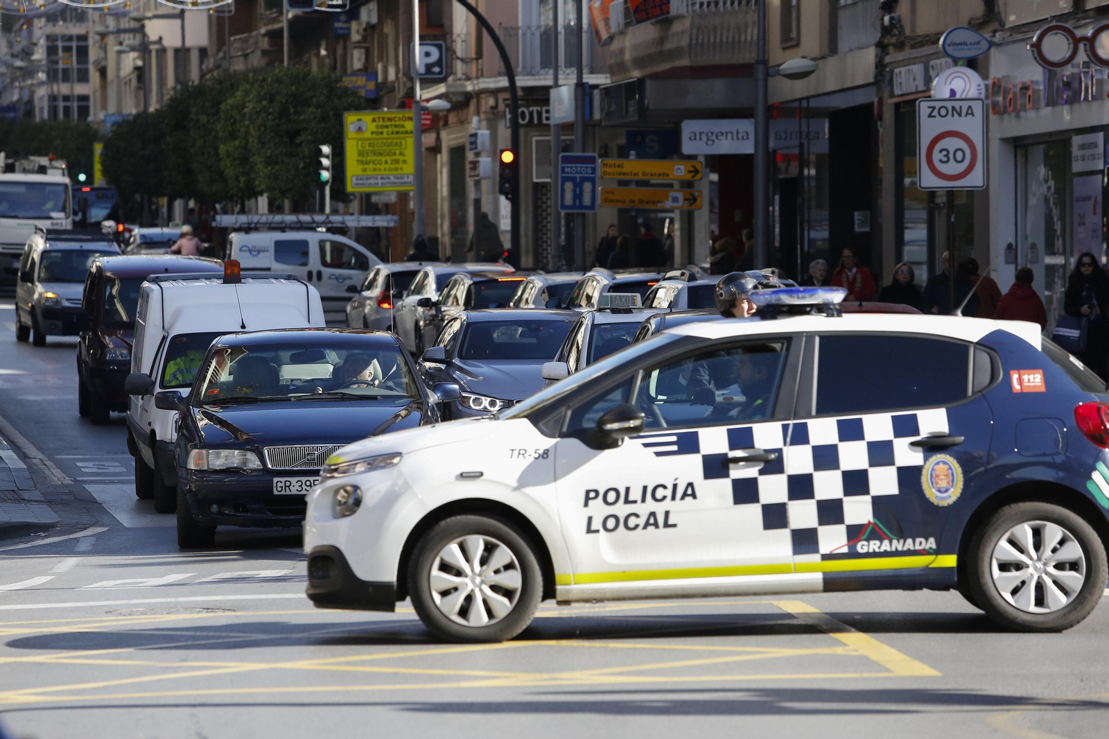 Un coche de la Policía Local.