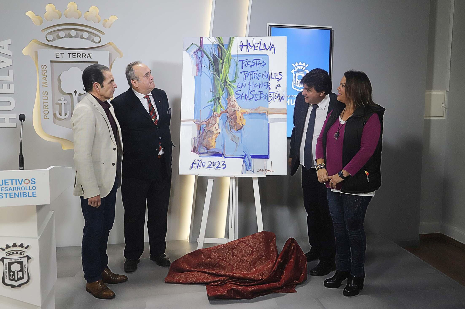 Imágenes de la presentación del cartel anunciador y de la pregonera de las Fiestas Patronales de San Sebastián 2023