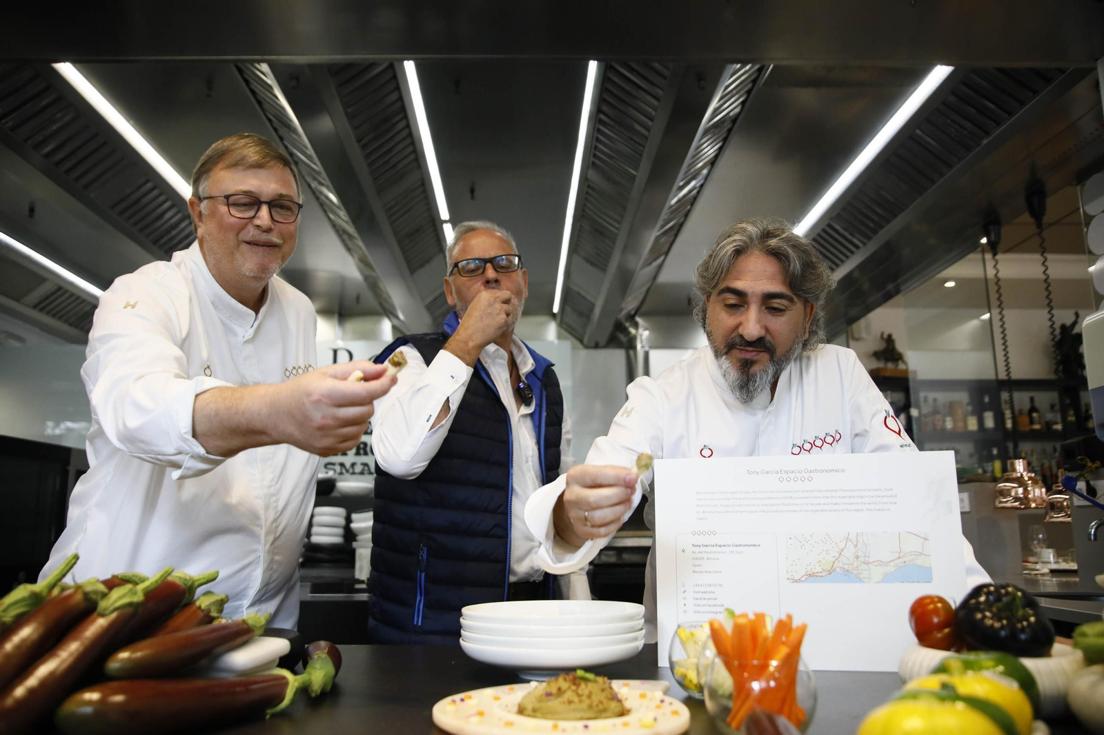 Las imágenes de una nueva variedad de berenjena en Almería