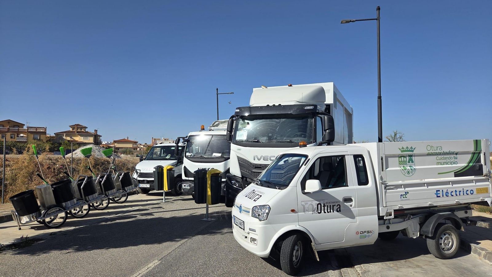 Los cuatro nuevos camiones