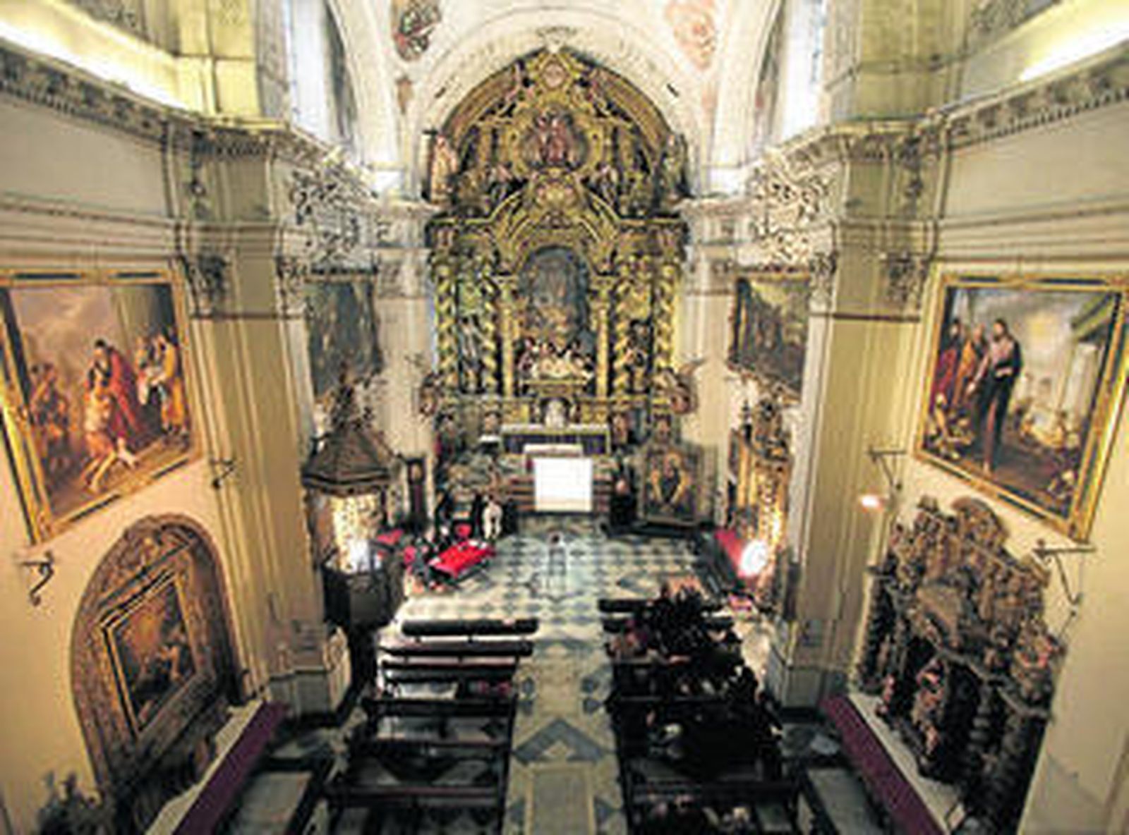 La iglesia del Hospital de la Caridad, compendio del mejor arte del siglo XVII en Sevilla.