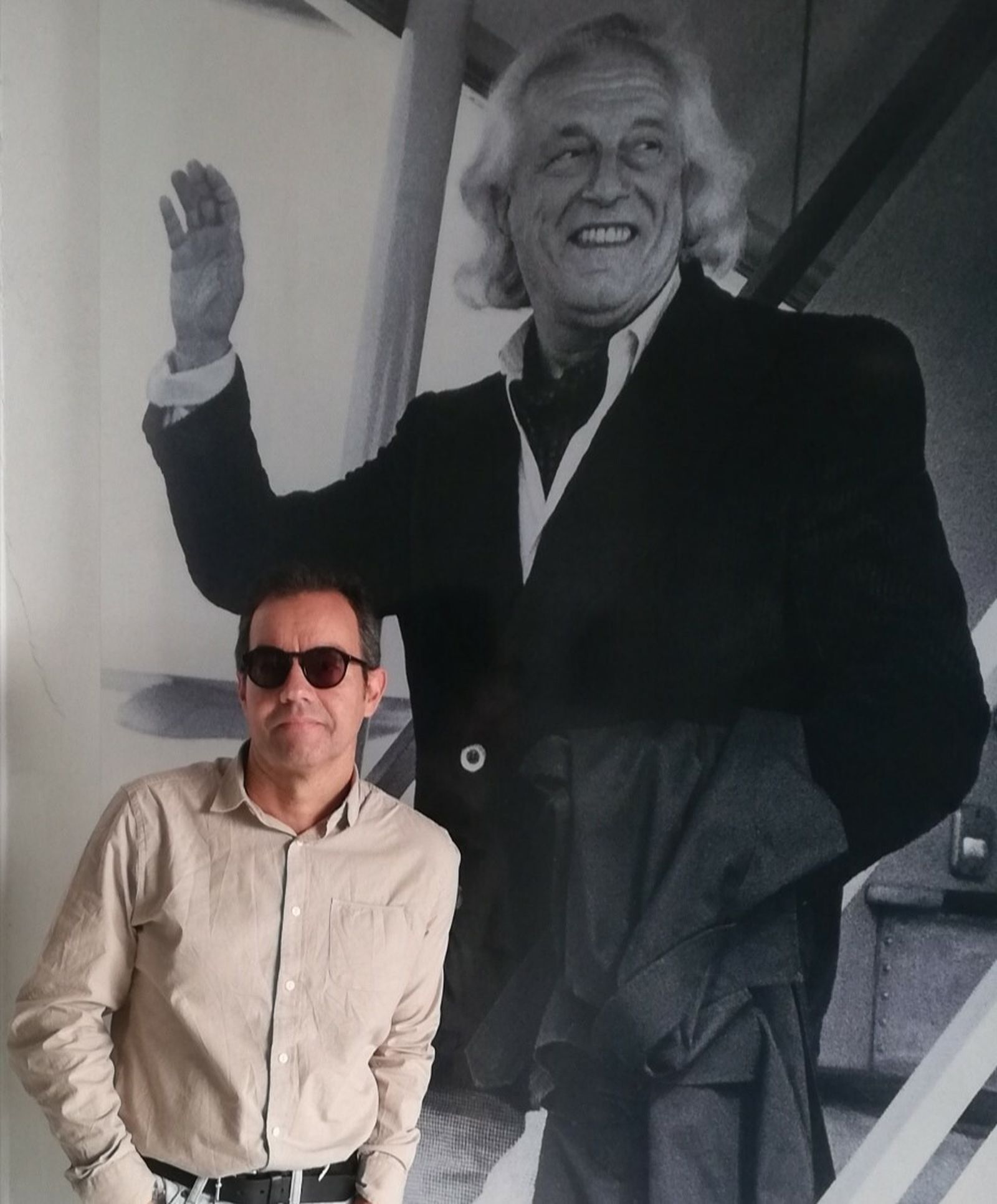 Ángel Mendoza, en una imagen tomada en la Fundación Alberti.