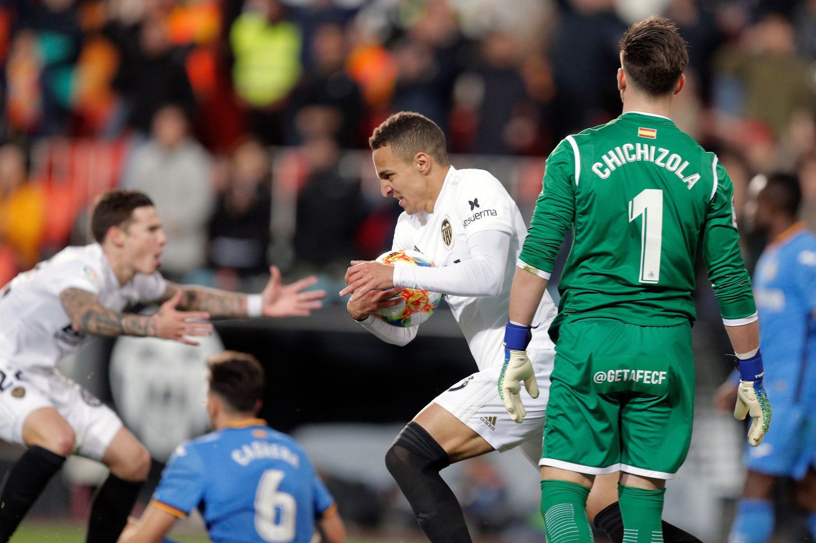 Las imágenes del Valencia-Getafe de Copa del Rey