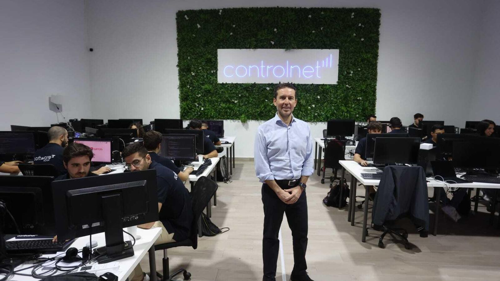 José María Martín-Mateos, CEO de Controlnet, en el Software Factory de Jerez.
