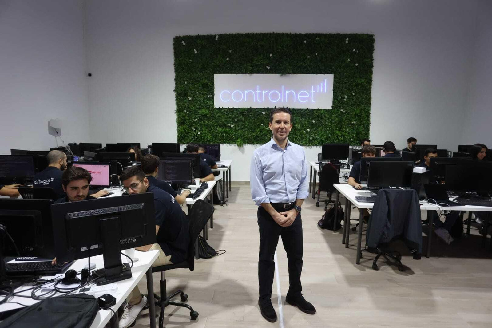 José María Martín-Mateos, CEO de Controlnet, en el Software Factory de Jerez.