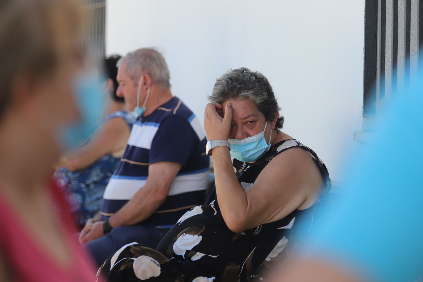 Las imágenes mas destacadas de los vecinos de la Zarza-Perrunal realojados por el incendio de Almonaster la Real