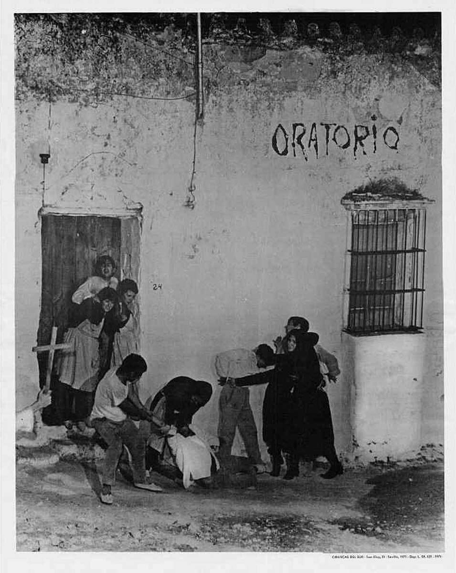 Otra imagen histórica del 'Oratorio' de Jiménez Romero.