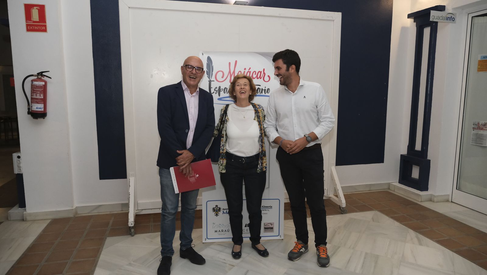 Imágenes de Diario de los Libros en Mojácar, con la escritora Julia Navarro