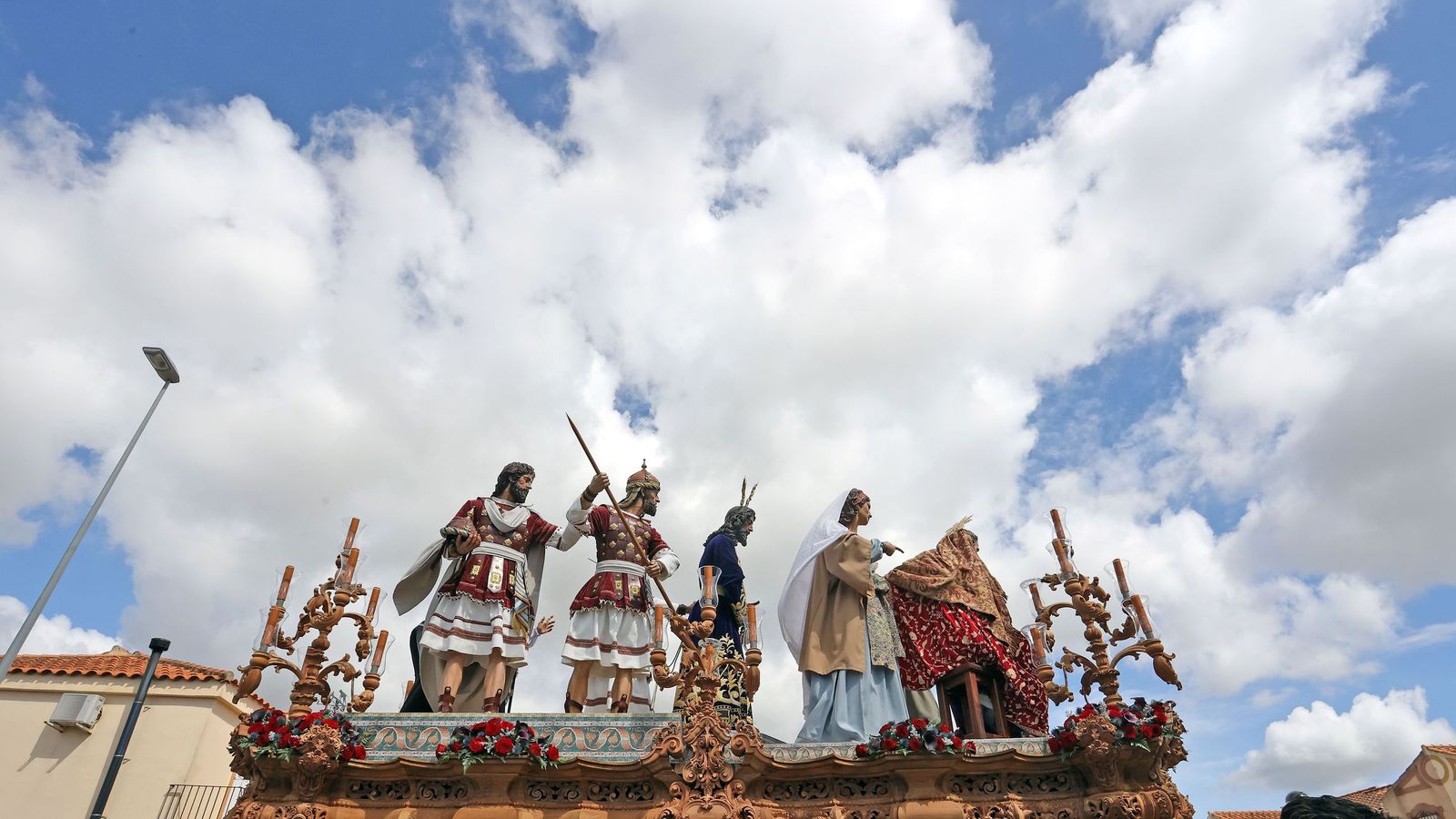 El misterio de la Hermandad de Pasión el pasado Domingo de Ramos.