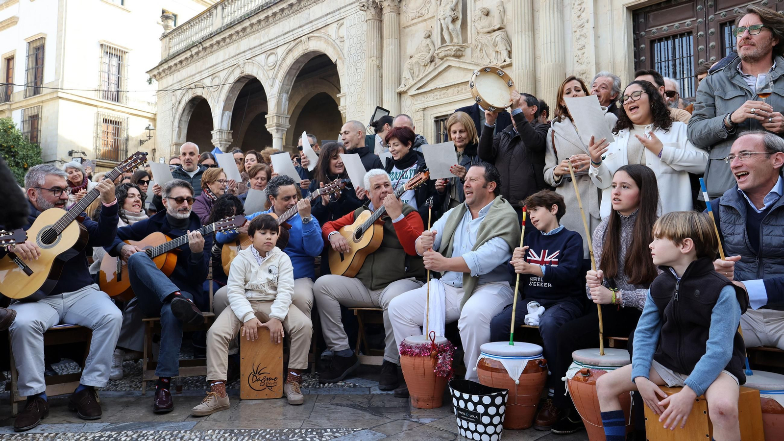 Imágenes de la zambomba BIC en Jerez