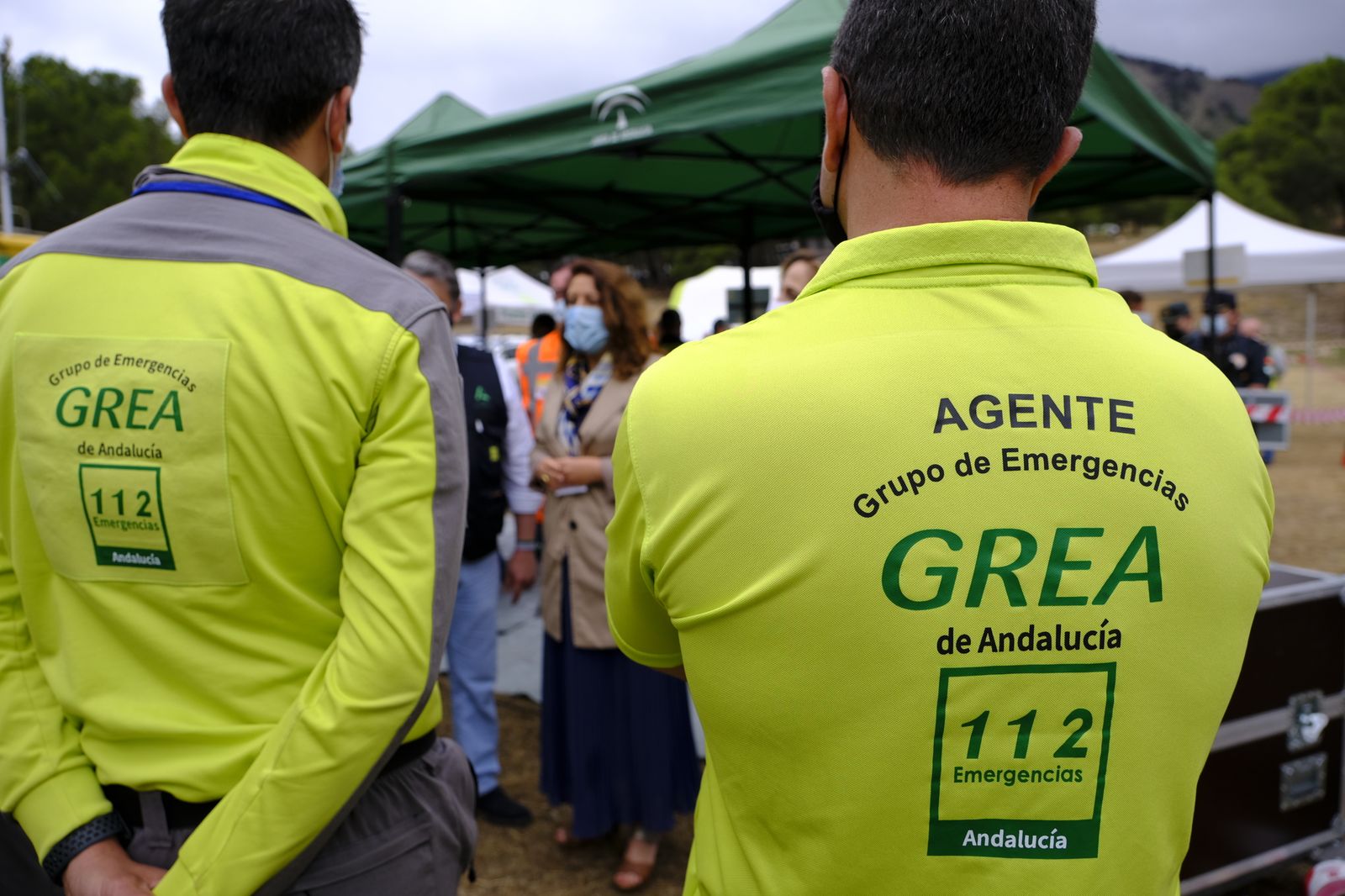 Fotogalería simulacro incendio forestal. Parque periurbano de Castala. Berja (Almería)