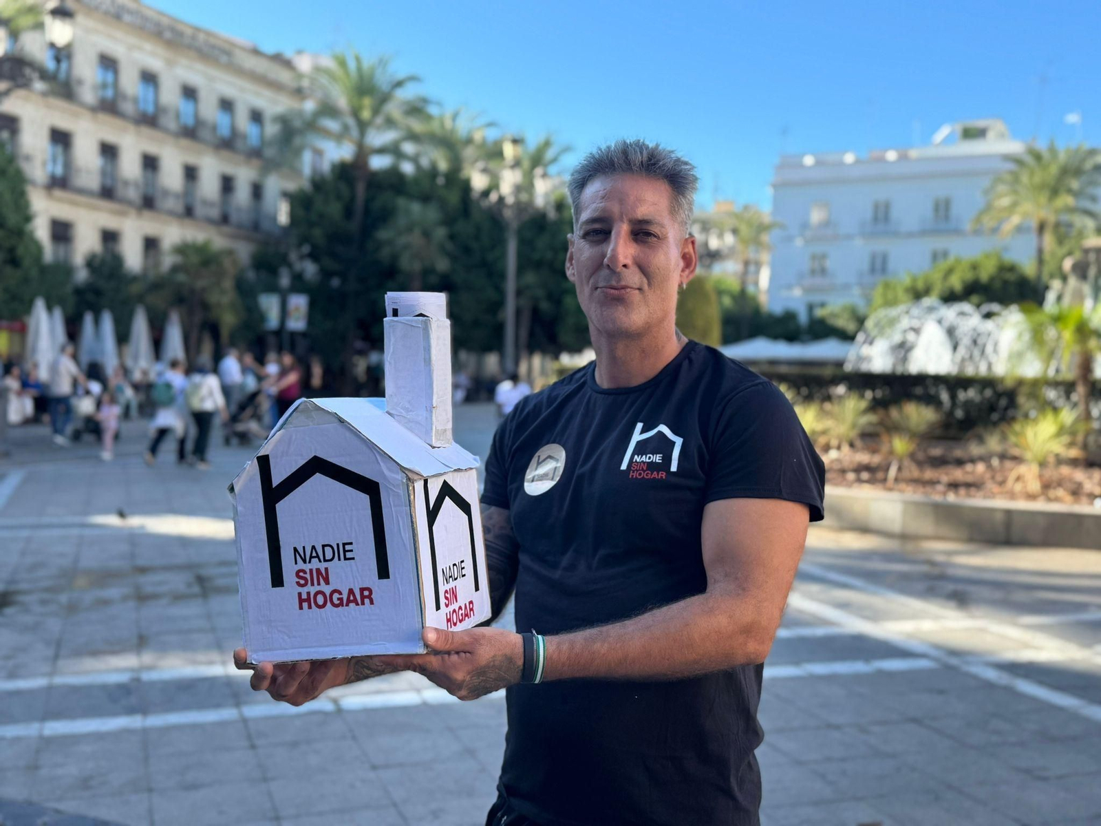 Fran, jerezano sin hogar y usuario de Cáritas Diocesana Asidonia-Jerez.