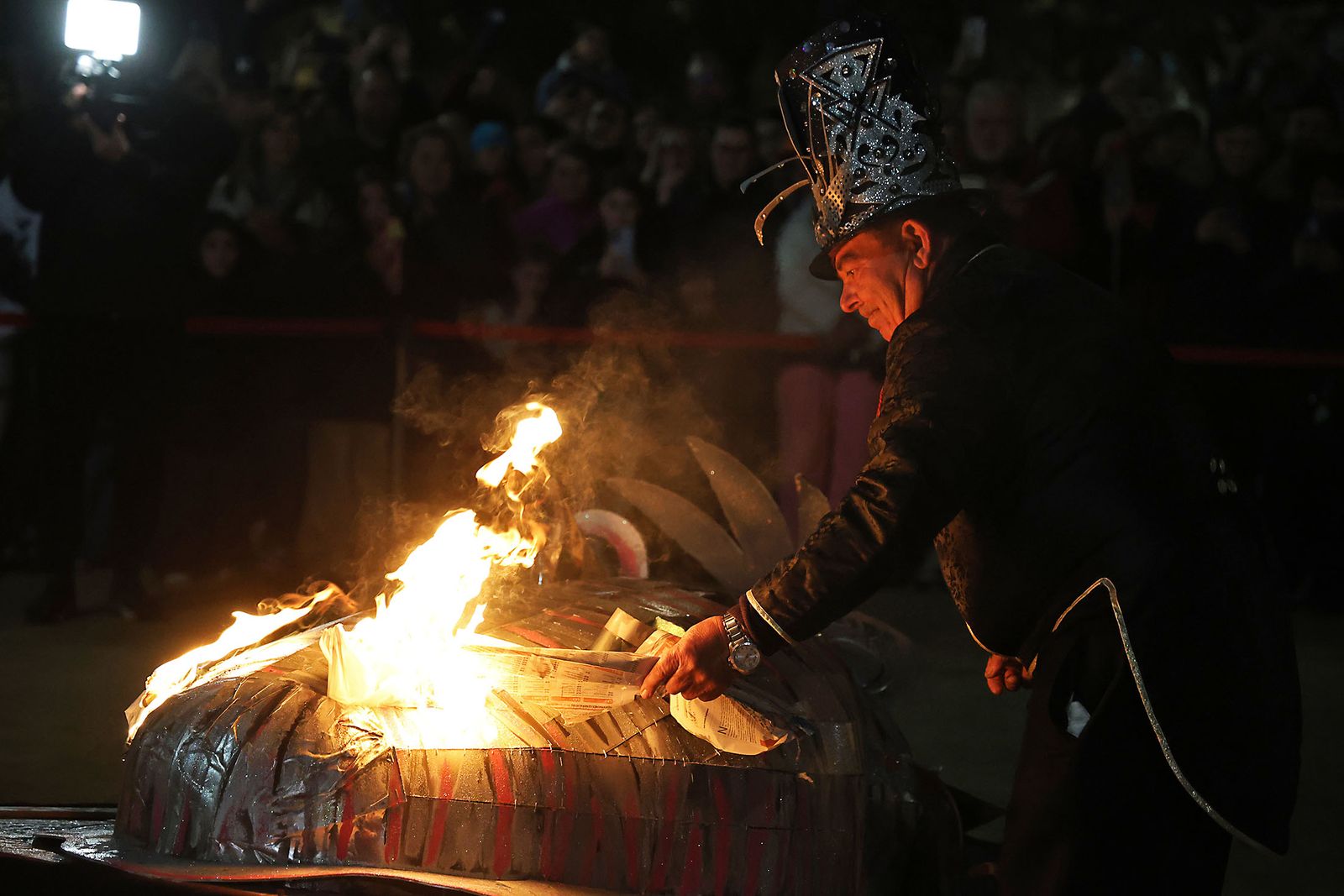 Las fotografías del entierro del choco
